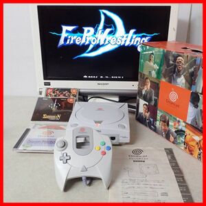 ◇動作品 DC ドリームキャスト 本体 HKT-3000 箱説付+ファイヤープロレスリングD 等 ソフト セット ドリキャス Dreamcast SEGA セガ【20