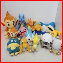 ∂ポケットモンスター ぬいぐるみ カビゴン/ルカリオ/カイリュー/リザードン/カラカラ 等 まとめて15点セット 紙タグ付 ポケモン【BA_画像1