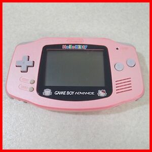 動作品 GBA ゲームボーイアドバンス イマジニア限定 HelloKittyスペシャルボックス 本体 AGB-001 Nintendo バッテリーカバー欠品【PP