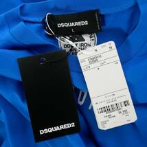 未使用品 ディースクエアード DSQUARED2 22SS Icon Mini Logo Tシャツ カットソー 半袖 L ブルー 青 S79GC0010 国内正規 メンズ_画像4