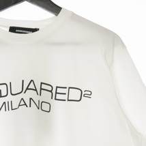 ディースクエアード DSQUARED2 20SS ロゴプリントTシャツ カットソー 半袖 L ホワイト 白 S74GD0644 国内正規 メンズ_画像4