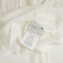 メゾンマルジェラ Maison Margiela 22SS コットン シルク シースルー タンクトップ カットソー S 白 ホワイト S51NL0039 S23396 100_画像5