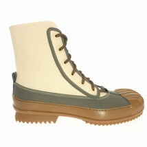 メゾンマルジェラ Maison Margiela 21AW レースアップ アンクルブーツ キャンバス 靴 43 ライトベージュ S57WU0253 国内正規 メンズ_画像3