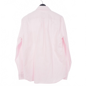 ラコステ LACOSTE オックスフォード ボタンダウンシャツ 長袖 39 ピンク CH0526 メンズの画像2