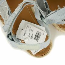 メゾンマルジェラ Maison Margiela 23SS ジュートソール ストラップ サンダル 39 青 ブルー S58WP0263 P5395 T6172 国内正規 レディース_画像6