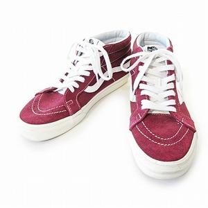 バンズ VANS SK8-HI スケートハイ ハイカット スニーカー キャンバス ボルドー 9 27cm 0104 メンズ