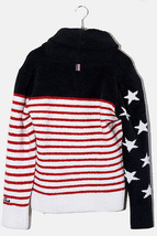 未使用品 TMT SIZE:M SHAGGY BOA STAR＆STRIPE CARDIGAN シャギーボア スター&ストライプ カーディガン TRICOLOR トリコロール TKN-F1803 /_画像2