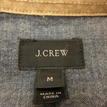ジェイクルー J.CREW シャツ カットソー 半袖 ベージュ 紺 M *T976 メンズ_画像3