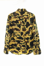 アベイシングエイプ A BATHING APE 1ST CAMO BD SHIRT カモフラ長袖シャツS【ブランド古着ベクトル】240106● メンズ_画像2