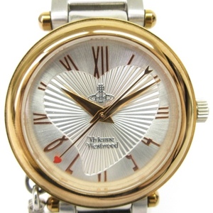ヴィヴィアンウエストウッド 腕時計 ウォッチ アナログ 3針 クォーツ オーブチャーム 文字盤シルバーカラー ゴールドカラー ■SM1