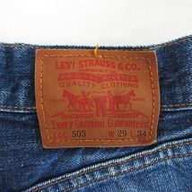 リーバイス Levi's 503 503-03 デニム ジーンズ ボトムス ストレート 29 インディゴブルー ※EKM メンズ_画像3