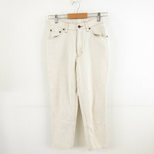  Chris pCrisp long chino pants tapered beige F *A567 lady's 