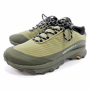 メレル MERRELL 美品 OAB SPEED STORM スニーカー ゴアテックス J067551 アウトドア シューズ 26.5cm ハーブ メンズ