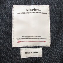 ビズビム VISVIM 23FW SS HAMMONS CHORE JKT DMGD デニム ブルゾン 1 インディゴブルー ■U90 メンズ_画像4