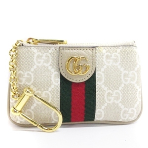 グッチ GUCCI GGスプリーム オフィディア シェリーライン コインケース 小銭入れ 671722 イタリア製 ホワイト系 ■ECS レディース