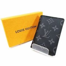 ルイヴィトン LOUIS VUITTON M61696 モノグラム 名刺入れ エクリプス オーガナイザー ドゥ ポッシュ カードケース ブラック 黒 RFID 服飾小_画像1