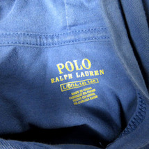 ポロ ラルフローレン POLO RALPH LAUREN カットソー パーカー フーディー プルオーバー ワンポイント ブルー L レディース_画像5