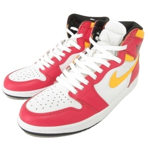 ナイキ NIKE AIR JORDAN 1 RETRO HIGH OG ”Light Fusion Red” 555088-603 US11 29cm ピンク イエロー ■U90 メンズ