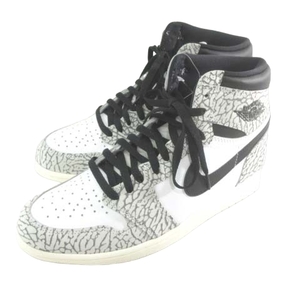 未使用品 ナイキ NIKE Air Jordan 1 High OG White Cement スニーカー 29ｃｍ 白 ホワイト メンズ