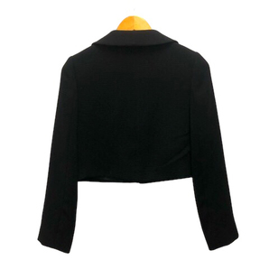 クロエ CHLOE ブラックフォーマル スーツ ジャケット ワンピース 半袖 ひざ丈 7AR 黒 ブラック レディースの画像5