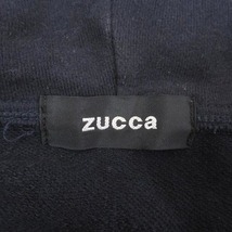 ズッカ zucca フーデッド コート ZU63JA357 ネイビー 紺 M アウター レディース_画像7