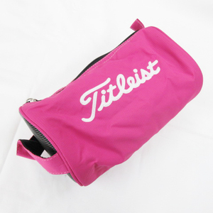 タイトリスト TITLEIST ポーチ バッグ ケース ロゴ ピンク ホワイト 鞄 メンズ レディース