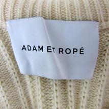 アダムエロペ Adam et Rope' ニット セーター 長袖 Vネック オーバーサイズ F ベージュ /YS11 レディース_画像4