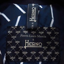 ヘルノ HERNO × ピエール ルイマシア Pierre-Louis Mascia フルジップ ブルゾン ジャケット ネイビー 紺 42 GI213UM 美品 メンズ_画像4