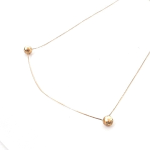 シャーロットレベック CHARLOTTE LEBECK CASA necklace ネックレス ペンダント 925 総重量7.2g ゴールドカラー ■SM1 レディース