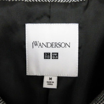 ユニクロ UNIQLO × JW ANDERSON ヘリンボーン ツイード コート グレー M 240116E キッズ_画像3