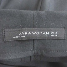 ザラウーマン ZARA WOMAN タイトスカート ミモレ ロング ストレッチ スリット S 黒 ブラック /CT レディース_画像5