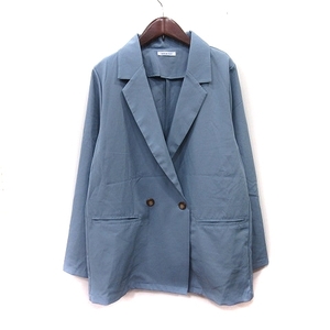  Olive des Olive OLIVE des OLIVE tailored jacket double M blue blue /YI lady's 