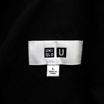 ユニクロ ユー UNIQLO U フーデッド ジップアップ ブルゾン パーカー ジャケット 裏フリース 中綿 ブラック 黒 L 452169 メンズ_画像3