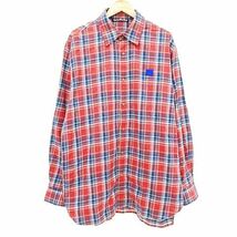 アクネ ストゥディオズ Acne Studios SACO FLANNEL FACE SHIRT フランネル シャツ 長袖 チェック L 赤系 レッド ■U90 A0116 メンズ_画像1