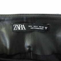 ザラ ZARA フェイクレザー 2WAY タイト スカート ジッパー ブラック 黒 S 5427/510/800 レディース_画像3