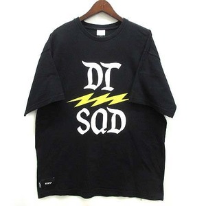 ダブルタップス WTAPS 23SS DSQD SS COTTON Tシャツ 半袖 クルーネック 231ATDT-STM05S ブラック 黒 03 メンズ