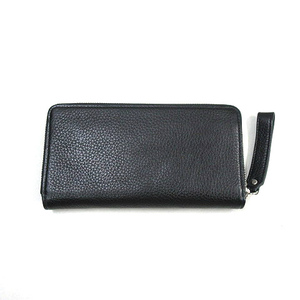  Porter PORTER Yoshida bag SPLENDOR splendor long wallet leather long wallet black black men's 