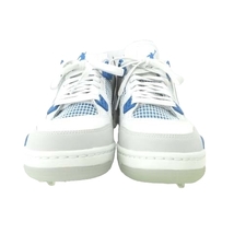 ナイキ NIKE タグ付き AIR JORDAN 4 GOLF MILITARY BLUE ゴルフ シューズ 27cm 青 ブルー ■U90 メンズ_画像2