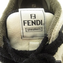 フェンディ FENDI スニーカー レザー スエード ロートップ 7E1493 バイカラー ■U90 メンズ_画像6