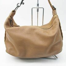 ボッテガヴェネタ BOTTEGA VENETA ハンドバッグ 編みデザインハンドル ベージュ レザー イタリア製 レディース_画像2