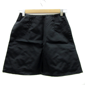  Comme Ca Du Mode COMME CA DU MODE flair skirt mini height plain nylon M black black /YS7 lady's 