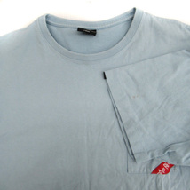 アルファ ALPHA Tシャツ カットソー 半袖 ラウンドネック L ライトブルー 水色 /SM25 メンズ_画像3
