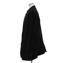 アメリヴィンテージ Ameri VINTAGE 22AW PUFF SLEEVE WOOL JACKET ウールジャケット ダブル スタンドカラー 無地 01220671010 黒 S_画像2