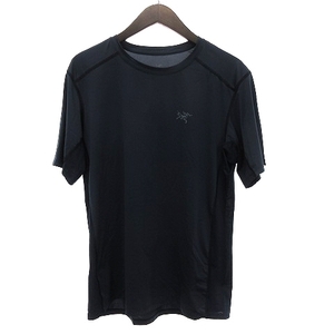 アークテリクス ARC'TERYX Arcteryx イーサー クルーSS Ether Crew Shirt Tシャツ カットソー ワンポイント 半袖 紺 ネイビー M メンズ