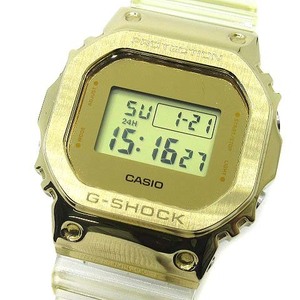 カシオ ジーショック CASIO G-SHOCK Metal Covered デジタル ウォッチ クォーツ 腕時計 GM-5600SG-9JF ゴールド クリア メンズ