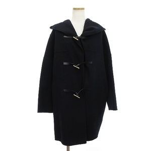 eb-ruebure duffle coat long height hood wool plain 3010200291 navy blue navy 36 #SM1 lady's 