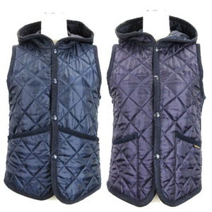  Lavenham LAVENHAM quilting the best reversible hood 36 navy purple 240116E lady's 