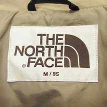 ザノースフェイス THE NORTH FACE ホワイトレーベル MARTIS JACKET ロゴ刺繍 ナイロン ベージュ 黒 ブラック M アウター メンズ_画像4