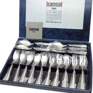 未使用品 カンサイ KANSAI inox 山本寛斎 コーヒー＆ケーキセット 15Pcs スプーン フォーク 15本セット 日本製