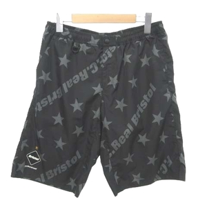 エフシーレアルブリストル F.C.Real Bristol FCRB 16SS STAR WARM UP SHORTS FCRB-160022 薄手 Mサイズ 黒 ブラック メンズ